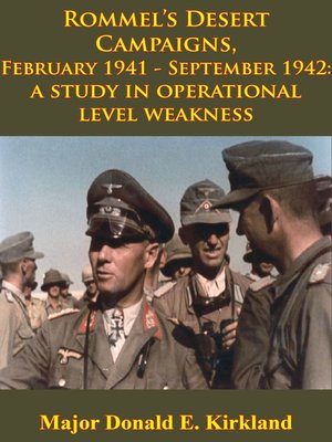 cover image of Rommel's Desert Campaigns, February 1941-September 1942